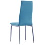 7-teiliger Esstisch und Stühle Set blau von vidaXL, Möbelsets für Küchen und Esszimmer - Ref: Foro24-281704, Preis: 239,69 €,...