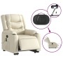 Sillón de masaje elevable eléctrico cuero sintético crema | Foro24.es | Tu tienda online para hogar, jardín y más Foro24.es
