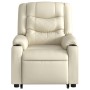 Sillón de masaje elevable eléctrico cuero sintético crema | Foro24.es | Tu tienda online para hogar, jardín y más Foro24.es