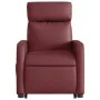 Sillón elevable eléctrico cuero artificial rojo tinto de , Sillones - Ref: Foro24-3206767, Precio: 340,87 €, Descuento: %