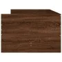 Estructura de cama con cajones roble marrón 75x190 cm de , Camas y somieres - Ref: Foro24-3207363, Precio: 155,57 €, Descuent...