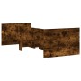 Smoked oak bed frame with drawers 75x190 cm by , Beds and slatted bases - Ref: Foro24-3207361, Price: 132,24 €, Discount: %