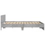 Betongrauer Bettrahmen mit Kopfteil 180x200 cm von , Betten und Lattenroste - Ref: Foro24-3207465, Preis: 215,89 €, Rabatt: %