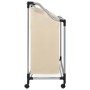 Laundry separator with 3 cream-colored steel bags by vidaXL, Laundry baskets - Ref: Foro24-282427, Price: 36,12 €, Discount: %