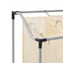 Wäschetrenner mit 3 cremefarbenen Stahlbeuteln von vidaXL, Wäschekörbe - Ref: Foro24-282427, Preis: 36,12 €, Rabatt: %