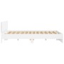 Bed frame with headboard and white LED lights 200x200 cm by , Beds and slatted bases - Ref: Foro24-3207581, Price: 224,54 €, ...