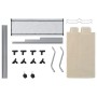 Laundry separator with 3 cream-colored steel bags by vidaXL, Laundry baskets - Ref: Foro24-282427, Price: 36,12 €, Discount: %