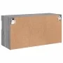Wandmontierter TV-Schrank mit LED-Leuchten Sonomagrau 80x30x40 cm von , TV-Möbel - Ref: Foro24-837207, Preis: 58,37 €, Rabatt: %