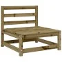 Garden sofas without armrests 3 pcs pine wood 70x70x67 cm by , Modular outdoor sofas - Ref: Foro24-837934, Price: 134,19 €, D...