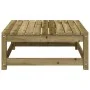 Taburete de jardín madera de pino impregnada 70x70x30 cm de , Sofás modulares de exterior - Ref: Foro24-837941, Precio: 57,39...
