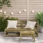 2-Sitzer-Gartensofa aus imprägniertem Kiefernholz von , Modulare Sofas für den Außenbereich - Ref: Foro24-837948, Preis: 120,...
