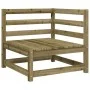 2-Sitzer-Gartensofa aus imprägniertem Kiefernholz von , Modulare Sofas für den Außenbereich - Ref: Foro24-837948, Preis: 120,...