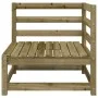 2-Sitzer-Gartensofa aus imprägniertem Kiefernholz von , Modulare Sofas für den Außenbereich - Ref: Foro24-837948, Preis: 120,...
