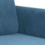 Blue velvet armchair 60 cm by , Sofas - Ref: Foro24-359431, Price: 174,30 €, Discount: %