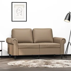 2-seater sofa in cappuccino-colored synthetic leather 120 cm by , Sofas - Ref: Foro24-359503, Price: 219,20 €, Discount: %