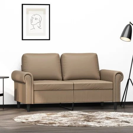 2-seater sofa in cappuccino-colored synthetic leather 120 cm by , Sofas - Ref: Foro24-359503, Price: 219,20 €, Discount: %