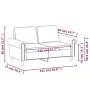 2-seater sofa in cappuccino-colored synthetic leather 120 cm by , Sofas - Ref: Foro24-359503, Price: 219,20 €, Discount: %