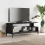 TV-Schrank aus Holzwerkstoff und schwarzem Stahl, 102 x 40 x 41 cm von , TV-Möbel - Ref: Foro24-842411, Preis: 52,34 €, Rabat...