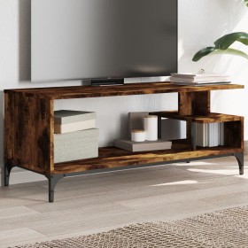 TV-Schrank aus Holzwerkstoff und schwarzem Stahl, 102 x 40 x 41 cm von , TV-Möbel - Ref: Foro24-842413, Preis: 54,05 €, Rabat...