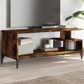 TV-Schrank aus Holzwerkstoff und schwarzem Stahl, 102 x 40 x 41 cm von , TV-Möbel - Ref: Foro24-842413, Preis: 51,84 €, Rabat...