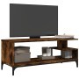 TV-Schrank aus Holzwerkstoff und schwarzem Stahl, 102 x 40 x 41 cm von , TV-Möbel - Ref: Foro24-842413, Preis: 54,05 €, Rabat...