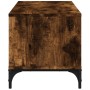 Mueble de TV madera de ingeniería y acero negro 102x40x41 cm de , Muebles TV - Ref: Foro24-842413, Precio: 53,98 €