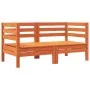 Garden corner sofas and cushions 2 pcs wax brown pine wood by , Modular outdoor sofas - Ref: Foro24-838154, Price: 179,54 €, ...