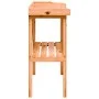 Mesa para plantas con estante madera abeto marrón 78x38x82,5 cm de , Soportes para macetas - Ref: Foro24-156350, Precio: 55,4...