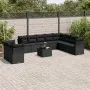 11-piece garden sofa set and black synthetic rattan cushions by , Garden sets - Ref: Foro24-3217865, Price: 707,06 €, Discoun...