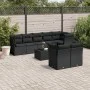 8-piece garden sofa set and black synthetic rattan cushions by , Garden sets - Ref: Foro24-3217915, Price: 601,10 €, Discount: %