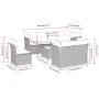8-teiliges Gartensofa-Set und schwarze synthetische Rattankissen von , Gartensets - Ref: Foro24-3217936, Preis: 561,72 €, Rab...