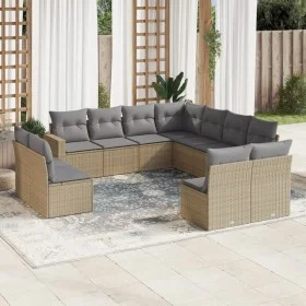11-piece garden sofa set with beige synthetic rattan cushions by , Garden sets - Ref: Foro24-3219119, Price: 661,92 €, Discou...