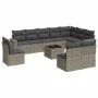 11-piece garden sofa set and gray synthetic rattan cushions by , Garden sets - Ref: Foro24-3219110, Price: 628,87 €, Discount: %