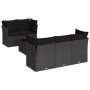 6-piece garden sofa set and black synthetic rattan cushions by , Garden sets - Ref: Foro24-3217245, Price: 392,65 €, Discount: %