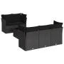 Set de sofás de jardín 6 piezas y cojines ratán sintético negro de , Conjuntos de jardín - Ref: Foro24-3217245, Precio: 400,2...