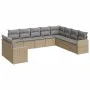 Gartensofa-Set mit beigen Kissen, 10-teilig, synthetisches Rattan von , Gartensets - Ref: Foro24-3219159, Preis: 639,97 €, Ra...