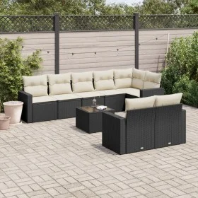 8-teiliges Gartensofa-Set und schwarze synthetische Rattankissen von , Gartensets - Ref: Foro24-3219216, Preis: 556,67 €, Rab...