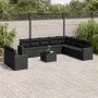 11-teiliges Gartensofa-Set und schwarze synthetische Rattankissen von , Gartensets - Ref: Foro24-3219165, Preis: 721,85 €, Ra...