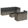 8-piece garden sofa set and gray synthetic rattan cushions by , Garden sets - Ref: Foro24-3217300, Price: 482,12 €, Discount: %