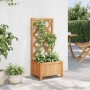 Solid Brown Fir Wood Trellis Planter by , Pots and planters - Ref: Foro24-365473, Price: 41,45 €, Discount: %