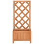 Solid Brown Fir Wood Trellis Planter by , Pots and planters - Ref: Foro24-365473, Price: 41,45 €, Discount: %