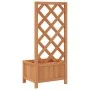 Solid Brown Fir Wood Trellis Planter by , Pots and planters - Ref: Foro24-365473, Price: 47,44 €, Discount: %