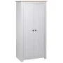 Kleiderschrank aus massivem weißem Kiefernholz, Serie Panama, 80 x 50 x 171,5 cm von vidaXL, Kleiderschränke - Ref: Foro24-28...