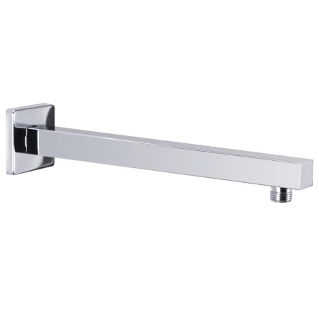 Barra de soporte ducha cuadrada acero inox 201 plateado 30 cm