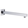 Barra de soporte ducha cuadrada acero inox 201 plateado 30 cm