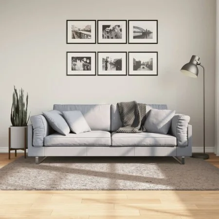 Modern long pile shaggy rug PAMPLONA beige 140x200 cm by , Rugs - Ref: Foro24-375213, Price: 52,68 €, Discount: %