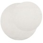 Scandinavian look short pile rug IZA cream Ø 100 cm by , Rugs - Ref: Foro24-375446, Price: 35,57 €, Discount: %