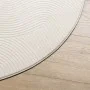 Scandinavian look short pile rug IZA cream Ø 100 cm by , Rugs - Ref: Foro24-375446, Price: 35,02 €, Discount: %