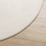 Scandinavian look short pile rug IZA cream Ø 100 cm by , Rugs - Ref: Foro24-375446, Price: 35,57 €, Discount: %