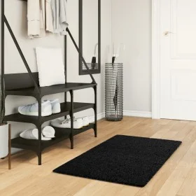 PAMPLONA moderner Langflor-Shaggy-Teppich Schwarz 60x110 cm von , Teppiche - Ref: Foro24-375272, Preis: 22,75 €, Rabatt: %